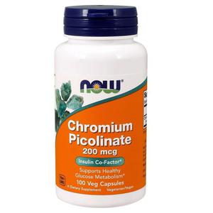 Pikolinian Chromu - 100kaps - Now Foods - 2866430321