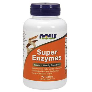 Super Enzymes - 90tabl - Now Foods - 2867675244