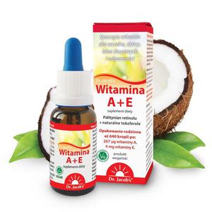 Witamina A+E - 20ml - Dr Jacobs - 2860627852