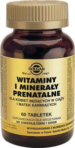 Witaminy i Mineraly Prenatalne - 60tabl - Solgar - 2860627877