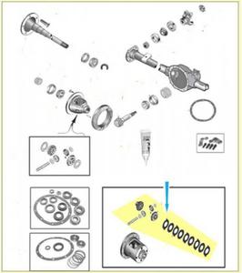 Komplet k zbatych mechanizmu rnicowego wraz z tarczkami ciernymi blokady mechanicznej Dana 35 ty Grand Cherokee ZJ - 2825580972