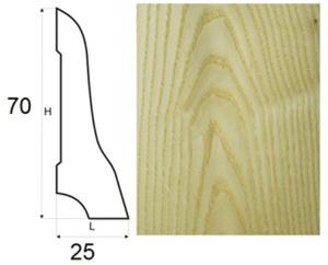 Listwa Jesion select LP70 lakierowana - 2828101285