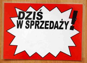 TABLICA INFORMACYJNA - DZI W SPRZEDAY! - 2822287270