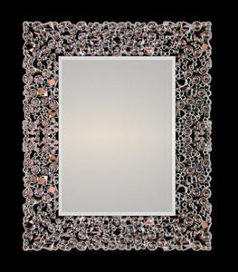 Dekoracyjne lustro w krysztaowej ramie 80x100 - 2826399545