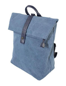 Stylowy i Elegancki Plecak Jennifer Jones JJ4567 Canvas NIEBIESKI 37 x 37 x 17 [cm] - 2881235383