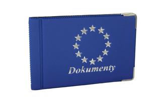 Eleganckie Etui Na Karty Dokumenty Dowd Osobisty Polska Galanteria (PL) Mae Poziome "Dokumenty" WZR I - 2877946754