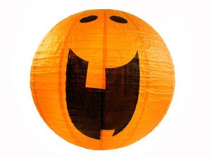 Lampion halloweenowy, pomaraczowy, r. 60cm, 1szt - 2824740688