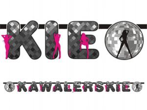 Baner holograficzny "Kawalerskie", 1 szt. - 2824740653