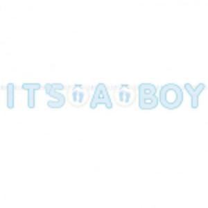 Baner "It's A Boy", niebieski, 1 szt. - 2824740258