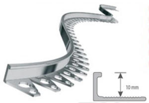 Profil aluminiowy podogowy ukowy 10mm 2,5mb - 2858140053