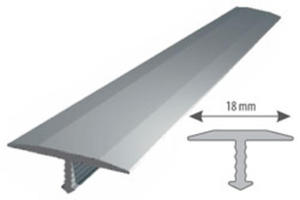 Profil aluminiowy do glazury AL "T" 18mm rednia L=2,5m - 2858142446