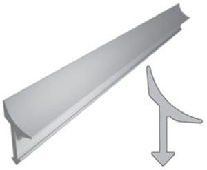 Profil aluminiowy do glazury wewntrzny "radarek" L=2,5m anodowany zoto - 2858142483