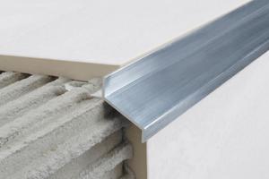 Profil aluminiowy balkonowy naturalny 35mm 2,5m - okapnik w kolorze naturalnym pak. 5szt. - 2860954650