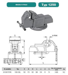 Imado lusarskie 1250-150L stae BISON BIAL - DARMOWY ODBIR W WIDNICY! - 2853749954