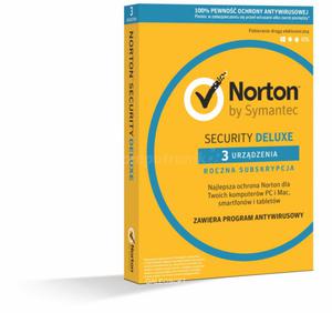 Norton Security DELUXE 3PC/1ROK - 2853256178