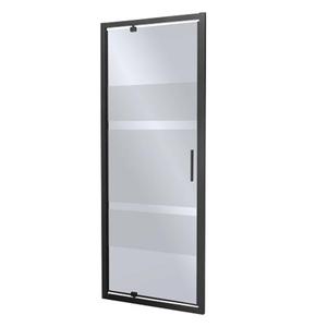 Drzwi prysznicowe czarny profil 80 cm Tomar Kerra - 2859956919