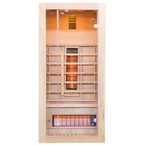 Sauna na podczerwie 2-osobowa 90x90 cm grzejniki kwarcowe i karbonowe Alta1 Infrared - 2878109190