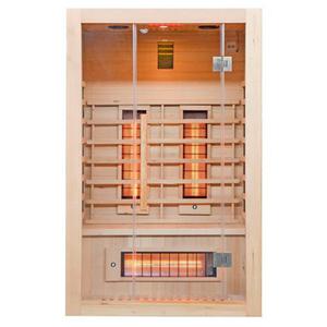 Sauna na podczerwie 3-osobowa 120x105 cm grzejniki kwarcowe i karbonowe Alta2 Infrared - 2878109189