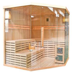 Sauna fiska 6 osobowa wysokotemperaturowa 8KW Harvia 200x200 cm Oslo6 - 2878109179