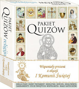 Pakiet quizw religijnych Pendrive prezent I Komunia wita - 2869416812