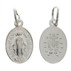 Medalik srebrny - Matka Boża Niepokalana Cudowny medalik ML001 - 2869418758
