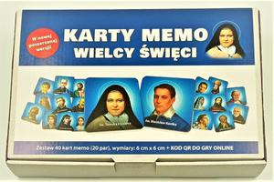 Karty Memo Wielcy wici (40 kart) - 2870366009