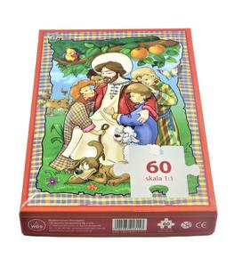 Jezus wrd dzieci Puzzle 60 elementw - 2874591343