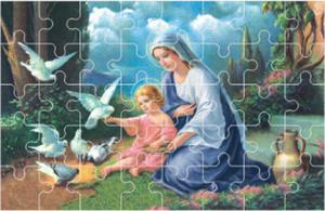 Puzzle Matka Boa z Jezusem Gobie PUZ031 - 2875287973