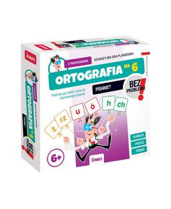 Ortografia na 6 z Profesorkiem Edukacyjna gra planszowa - 2876362077