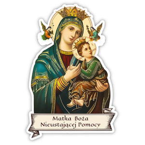 Naklejka religijna Matka Boa Nieustajcej Pomocy ACHNM23 - 2877419601