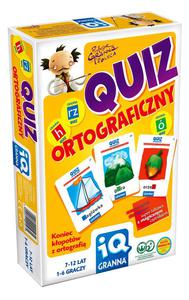 Quiz ortograficzny IQ 7 - 12 lat zabawa z magicznym czytnikiem - 2832214081