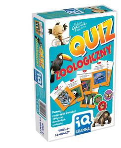 IQ QUIZ ZOOLOGICZNY GRANNA Poznaj zwierzta wiata  - 2832214084