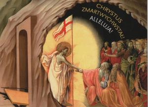 Chrystus Zmartwychwsta! Alleluja! Kartki Wielkanocne seria Surrexit 2 - 2846884056