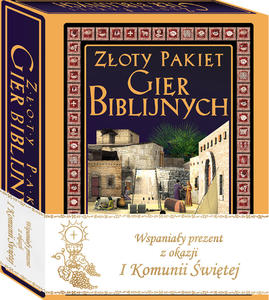 4xCD/DVD Zoty Pakiet Gier Biblijnych z obwolut I Komunia wita - 2832212221