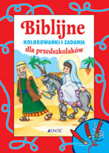 Biblijne kolorowanki i zadania dla przedszkolakw - 2869413298