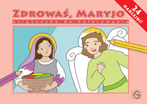 Kolorowanka z naklejkami Zdrowa Maryjo - 2869413524