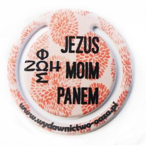 Zakadka plastikowa - JEZUS JEST MOIM PANEM - 2869414218