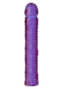 Dildo elowe Klasyczny Dong 25 cm Fioletowy - 2858131010