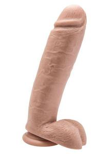 Klasyczne Dildo z Jdrami Get Real 23cm Cielisty - 2860793531