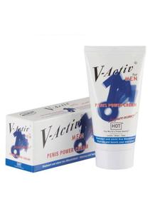 V-Activ Penis Power Cream Wicej Przyjemnoci z Seksu - 2853126098