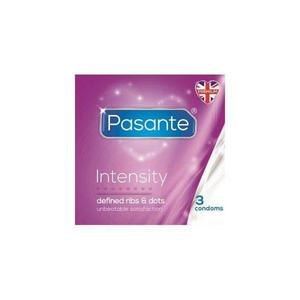 Prezerwatywy Pasante Intensity Ribs & Dots (1 op. / 3 szt.) - 2877669343