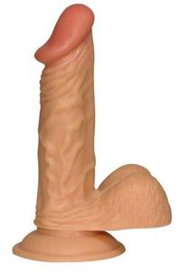 Dildo z Przyssawk Naturalny Uwodziciel 15.2cm - 2855505662