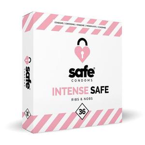 Prezerwatywy SAFE - Condoms Prkowane z Wypustkami (1 op./ 36szt.) - 2871039308