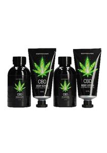 Zestaw Kosmetykw CBD - Bath and Shower - Luxe Travel set - Green Tea Hemp Oil - 2873311998