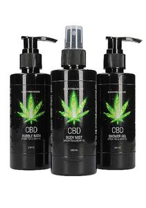 Zestaw Kosmetykw CBD - Bath and Shower - Care set - Green Tea Hemp Oil - 2873311995