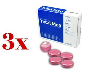 3x Skuteczny Sposb na Mocn Erekcj Total Men 5 caps - 2877670346