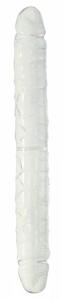 Podwjne Dildo elowe Duo Crystal 33cm Przeroczysty - 2864252169