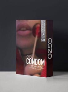 Prezerwatywy Oral Condom Strawberry (1 op. / 3 szt.) - 2860796631