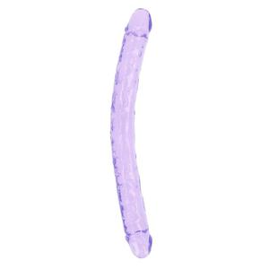 Podwjne Dildo Realistic Double Dong 45 cm Fioletowy - 2877800411