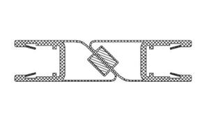 RIHO 562020003 uszczelka magnetyczna na szyb 8mm 180 stopni L2010 - 2824326520